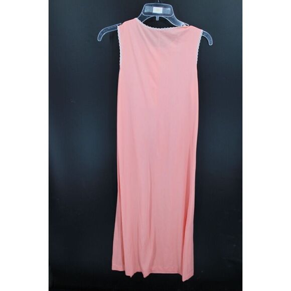 Vintage Gossard Artemis night gown and robe women's size small Peach With White - Picture 11 of 12